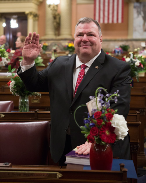 Polinchock Sworn in for First Term